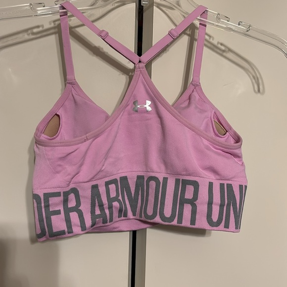 Under Armour Pink Strappy Sports Bra - Picture 4 of 5